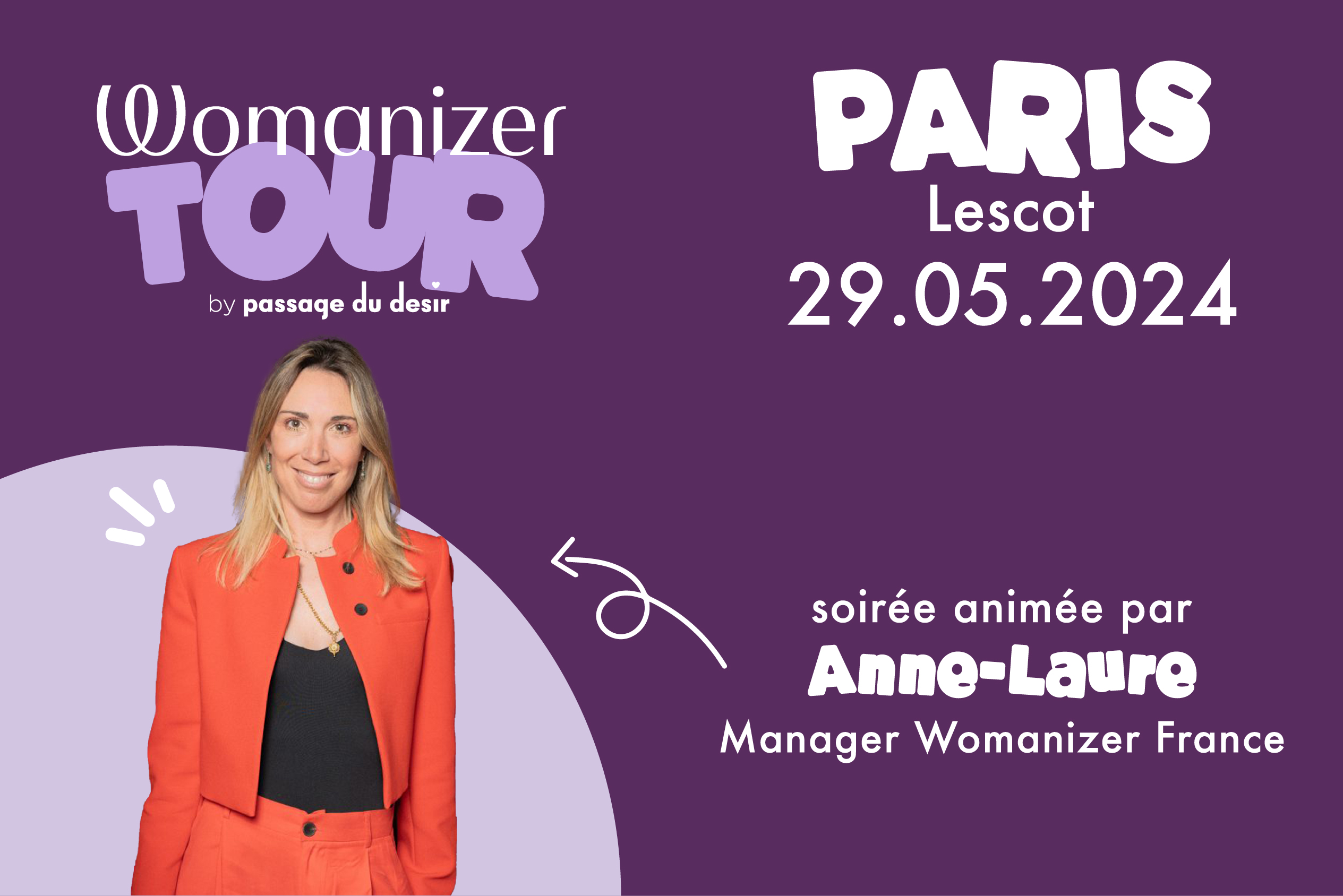 Womanizer tour Paris boutique Sainte Croix